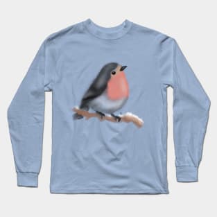 Robin the bird Long Sleeve T-Shirt